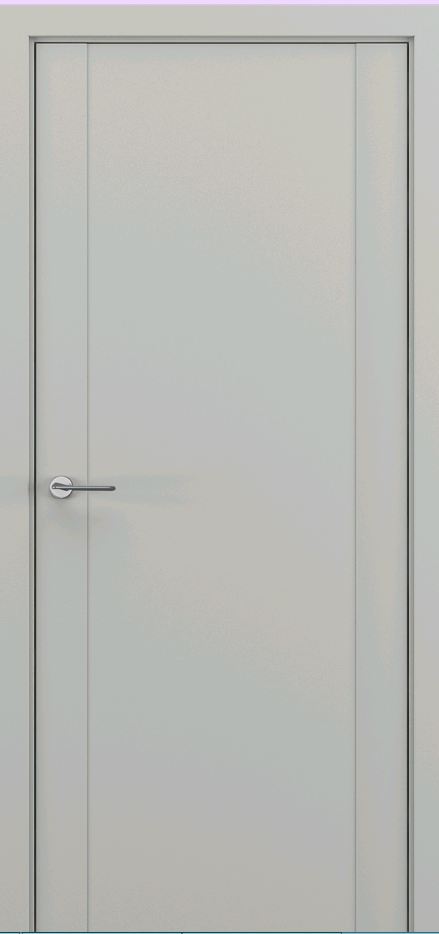 ДГ 80 S-25 матовый серый  ZADOOR, Полипропилен, глухое, ЛОТ 7048234