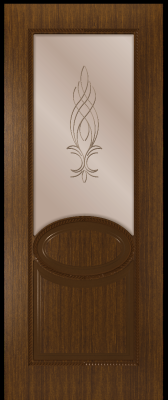 ДП 60*200 Эстет (шпон ОРЕХ, крупн., тонир)