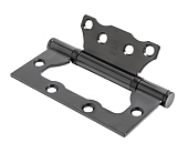 Петля без врезки универс. РЕНЦ 100*75*2,5 (черный, арт. IN100-2BB FH B)