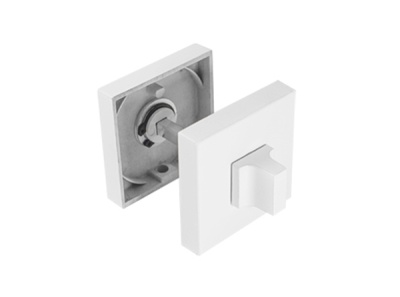 Завертка Паллини PAL-WC-Z-S White, квадратная основа, белый