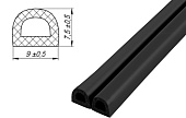 Уплотнитель D 9*7,5 (черный)
