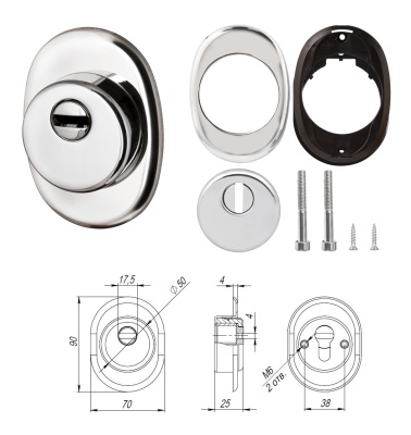 Броненакладка Apecs Protector Pro 50/27- CR
