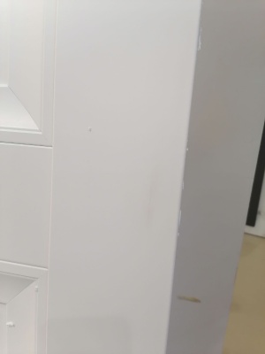 ***ДО 80 Ампир В2 матовый белый ZADOOR, Полипропилен, сатинат, с рис. Ромб, ЛОТ 19394797