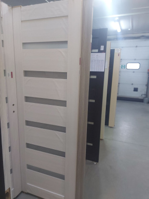 ДО 70 Модель 07 жемчужный дуб, покрытие Эко-шпон Эконом, белое матированное, 38 мм, лот 7750212