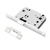 Защелка сантехническая бесшумная РЕНЦ (белый, арт. INLB 2070 plastic W)