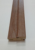 Коробка телескоп ПВХ (А) (Корадубов) (дуб золотой, 75*32, 2070, паз 4, с упл.)