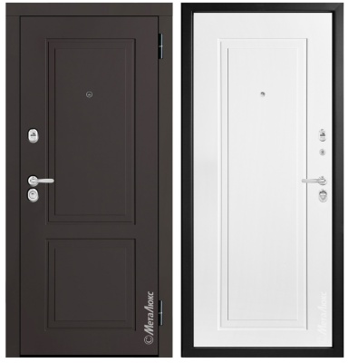 МетаЛюкс М444/14 E1,  МДФ 12 мм, эмаль «Серый» пленка SoftVelvet, цвет «Белый №17