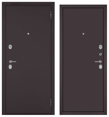 Бульдорс-ECONOM-70 Steel Пенополистирол, букле шоколад,букле шоколад, 2 замка, ПРАВ