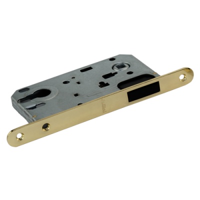 Замок магнитный под ключ.цилинд Паллини PM 8550 PB (золото)