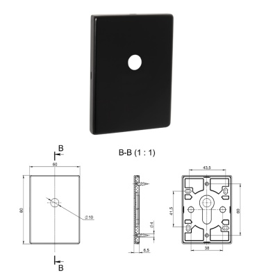 Накладка на шток ESC.O.RL/K.486-O RL  BL