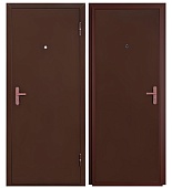 Тульские двери Мастер ПРО, металл-металл (2060*860, L, левая, монтажн. уши, антик медь)