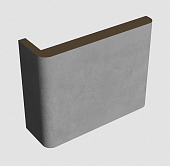 Наличник плоский телескоп., покрытие Экошпон (ALBERO) (бетон светлый, 70, 2150)