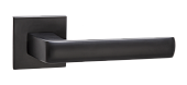 Дверная ручка Эспрессо на квадратной розетке (INAL 542-03 slim, B черный)