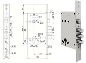 Замок BORDER G 4-3 Э (цилиндровый (79060))