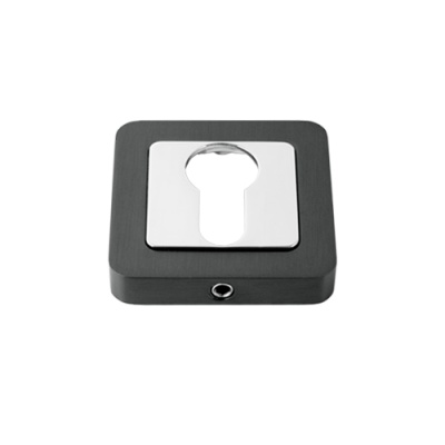 Накладка Паллини PAL-KH-RS SBN/NP, квадратная основа, мат.черный никель