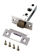 Защелка межкомнатная бесшумная РЕНЦ (никель матовый, арт. INL 5-45 plastic SN)