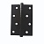Петля врезная стальная универс. TRODOS 100*70*2,5 (201217, черный матовый, флоупак)