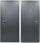 Тульские двери Бригадир ПРО, металл-металл, графит (2050*960, L, левая)