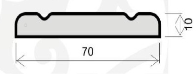 Наличник резной, покрытие ПВХ