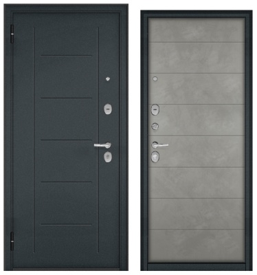 BULDOORS TRUST ECO, RL-4, МДФ бетон серый 9E-135 лев