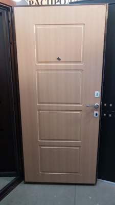 ***Тульские двери  А1 Гео..., хром (антик медный, МДФ Венге структурный бежевый) 2050*970, Правая ЛОТ 9261576