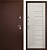 Дверь металл ТермоБокс (медь,ЦАРГА 22мм+молдинг, ПВХ Бьянко, 2 петли, ф-ра хром) (2050*860, левая)