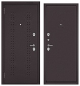 BULDOORS FAMILY MASS, R-2, STEEL (1800*960, левая, Ночная задвижка, букле шоколад, хром)