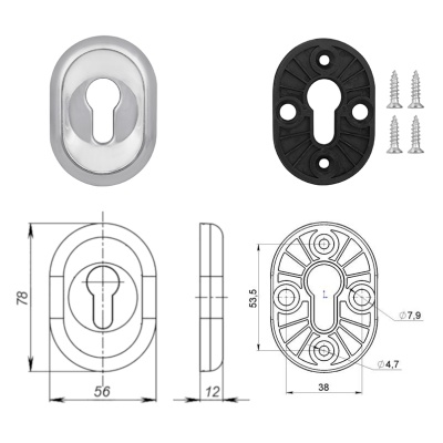 Накладка на цилиндр ESC.C/CRE/OV.12 CP