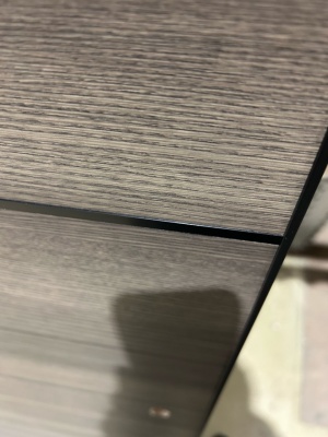 ДГ 70*195 Квалитет К11 ALU Black дуб темный (поперечный), Toppan, mb, L, 2  К6360 М1895, ЛОТ 19394893