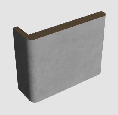 наличник бетон светный