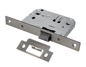 Защелка сантехническая бесшумная РЕНЦ (никель черный матовый, арт. INLB 2070 plastic MBN)
