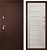 Дверь металл ТермоБокс (медь,ЦАРГА 22мм+молдинг, ПВХ Бьянко, 2 петли, ф-ра хром) (2050*860, правая)