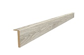 Наличник телескоп Zadoor ПВХ к-т 2,5 шт (темный лен, 70*10*2130/70*8*1000, плоский, МДФ, шип 3*30)